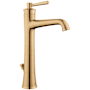 Hansgrohe Joleena 1.2 GPM Vessel Single Hole Bathroom Faucet with Pop-Up Drain Assembly Brushed Bronze