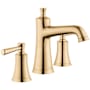 Hansgrohe Joleena 1.2 GPM Widespread Bathroom Faucet with Pop-Up Drain Assembly Brushed Bronze