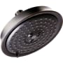 Hansgrohe Raindance Classic 1.75 GPM 3-Jet Shower Head with AirPower, EcoRight, and Quick Clean Technologies - Limited Lifetime Warranty Rubbed Bronze