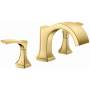 Hansgrohe Locarno Deck Mounted Roman Tub Filler Brushed Gold Optic
