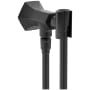 Hansgrohe Locarno Wall Mounted Hand Shower Holder with Integrated Wall Elbow - Includes Hose Matte Black