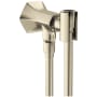 Hansgrohe Locarno Wall Mounted Hand Shower Holder with Integrated Wall Elbow - Includes Hose Polished Nickel