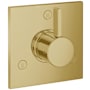 Hansgrohe Ecostat Trio/Quattro Diverter Trim for up to 3 Distinct Functions - Less Rough In Brushed Gold Optic