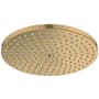 Hansgrohe Raindance S 1.75 GPM Single Function Rain Shower Head with AirPower and QuickClean Technologies Brushed Gold Optic