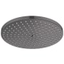 Hansgrohe Raindance S 1.75 GPM Single Function Rain Shower Head with AirPower and QuickClean Technologies Brushed Black Chrome