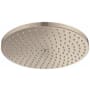 Hansgrohe Raindance S 1.75 GPM Single Function Rain Shower Head with AirPower and QuickClean Technologies Brushed Nickel