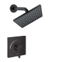 Hansgrohe Vernis Blend Shower Only Trim Package with 2.5 GPM Single Function Shower Head Matte Black