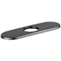Hansgrohe E&S Accessories Base Plate for Modern Single-Hole Faucets Brushed Black Chrome