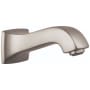 Hansgrohe Metris C Wall Mounted Tub Spout Non Diverter Brushed Nickel
