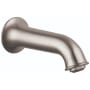 Hansgrohe Talis C Tub Spout Wall Mounted Non Diverter Brushed Nickel