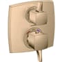 Hansgrohe Ecostat Classic Thermostatic Valve Trim Only with Integrated Volume Control for 1 Distinct Function - Less Rough In Brushed Bronze