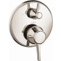 Hansgrohe Ecostat Classic Thermostatic Valve Trim with Integrated Volume Control and Diverter for 2 Distinct Functions - Less Rough In Polished Nickel