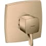 Hansgrohe Ecostat Classic Pressure Balanced Valve Trim Only with Single Lever Handle - Less Rough In Brushed Bronze