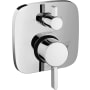 Hansgrohe Ecostat Soft Cube Pressure Balanced Valve Trim Only with Integrated Diverter for 2 Distinct Functions - Less Rough In Chrome