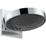 Hansgrohe Rainfinity 2.5 GPM 3-Jet Rain Shower Head with Wall Connector Trim, Quick Clean and XXL Performance Chrome