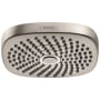 Hansgrohe Croma Select E 1.5 GPM Rain Shower Head with Select and QuickClean Technologies Brushed Nickel