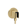 Hansgrohe FixFit S Round Wall Elbow with Handshower Holder - Less Hose Polished Gold Optic