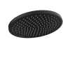 Hansgrohe Crometta S 1.75 GPM Single Function Rain Shower Head with QuickClean Technology Matte Black