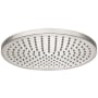 Hansgrohe Crometta S 1.75 GPM Single Function Rain Shower Head with QuickClean Technology Brushed Nickel