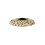 Hansgrohe Raindance Classic 2.5 GPM Single Function Rain Shower Head with Quick Clean and XXL Performance Brushed Bronze