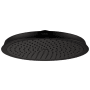 Hansgrohe Raindance Classic 2.5 GPM Single Function Rain Shower Head with Quick Clean and XXL Performance Matte Black