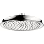Hansgrohe Raindance Classic 1.75 GPM Single Function Rain Shower Head with QuickClean Technology Chrome