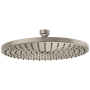 Hansgrohe Raindance S 1.75 GPM Single Function Rain Shower Head with QuickClean Technology Brushed Nickel