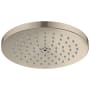 Hansgrohe Raindance S 1.5 GPM Single Function Rain Shower Head with QuickClean Technology Brushed Nickel