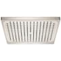 Hansgrohe Crometta E 2.5 GPM Single Function Rain Shower Head with QuickClean Technology Brushed Nickel