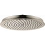 Hansgrohe Raindance Classic 1.75 (GPM) Single Function Round Rain Shower Head - Limited Lifetime Warranty Brushed Nickel
