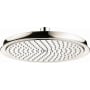 Hansgrohe Raindance Classic 1.75 (GPM) Single Function Round Rain Shower Head - Limited Lifetime Warranty Polished Nickel