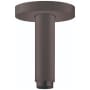 Hansgrohe Raindance E Ceiling Mount Shower Arm - Limited Lifetime Warranty Brushed Black Chrome