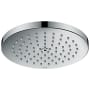 Hansgrohe Raindance S 1.8 GPM Single Function Shower Head with PowderRain Technology Chrome