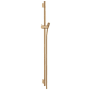 Hansgrohe Unica S Slide Bar 36" with 63" Techniflex Hose Brushed Bronze