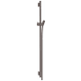 Hansgrohe Unica S Slide Bar 36" with 63" Techniflex Hose Brushed Black Chrome