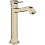 Hansgrohe Metropol Classic 1.2 GPM Single Hole Bathroom Faucet with Pop-Up Drain Assembly Polished Nickel