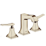 Hansgrohe Metropol Classic 1.2 GPM Widespread Bathroom Faucet with Pop-Up Drain Assembly Polished Nickel
