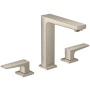 Hansgrohe Metropol 1.2 (GPM) Widespread Bathroom Faucet - Limited Lifetime Warranty Brushed Nickel