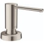 Hansgrohe Talis Deck Mounted Soap Dispenser with 16 oz Capacity Steel Optic