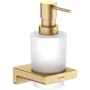 Hansgrohe AddStoris Wall Mounted Soap Dispenser with 7 oz Capacity Brushed Gold Optic
