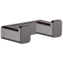 Hansgrohe AddStoris Double Robe Hook Brushed Black Chrome