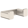 Hansgrohe AddStoris Double Robe Hook Brushed Nickel