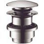Hansgrohe Accessories 1-1/4" Push-Open Drain Assembly with Overflow Chrome