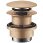 Hansgrohe Accessories 1-1/4" Push-Open Drain Assembly with Overflow Brushed Bronze