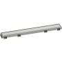 Hansgrohe RainDrain Match Trim 23-5/8" with Height Adjustable Frame Brushed Stainless Steel