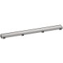 Hansgrohe RainDrain Match Trim 31-1/2" with Height Adjustable Frame Brushed Stainless Steel