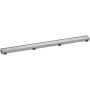 Hansgrohe RainDrain Match Trim 35-1/4" with Height Adjustable Frame Brushed Stainless Steel