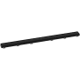Hansgrohe RainDrain Match Trim 39-3/8" with Height Adjustable Frame Matte Black