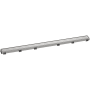 Hansgrohe RainDrain Match Trim 39-3/8" with Height Adjustable Frame Brushed Stainless Steel