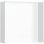 Hansgrohe XtraStoris Minimalistic Wall Niche with Open Frame 12"x 12"x 4" Matte White